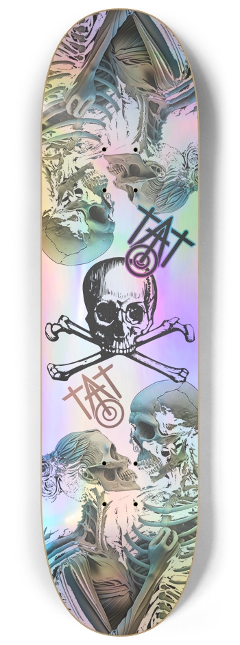 Hologram Custom Skateboard, Brandon Notch TATOO Lo 8-1/4 Skateboard Deck