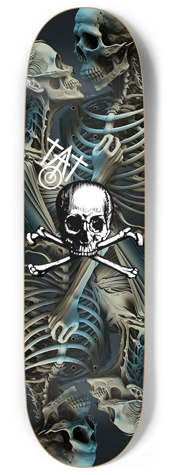 (Two Lovers) Custom Skateboard Brandon Notch Tatto 9 Inch Skateboard