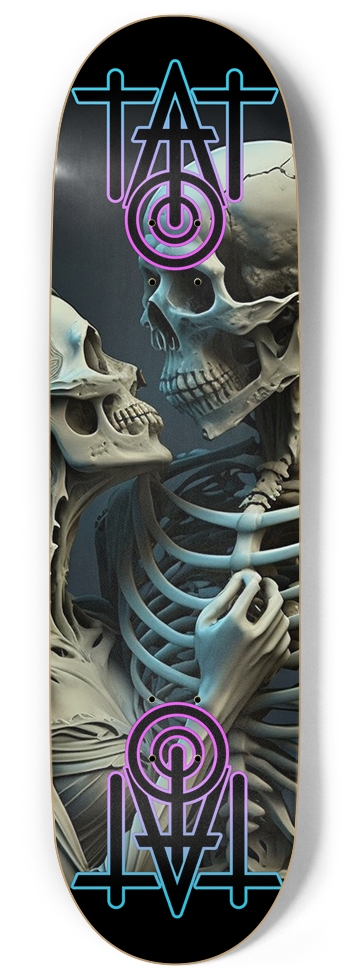 (Lovers) Custom Skateboard Brandon Notch Tattoo Lo 9 Inch Skateboard