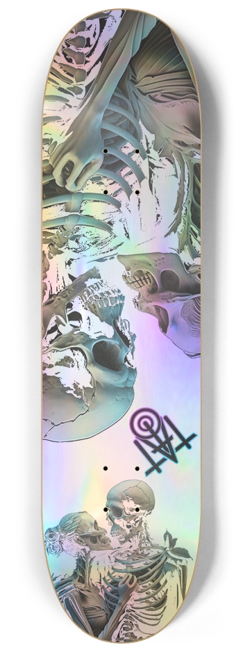 Holographic Custom Skateboard (Lovers) Brandon Not 8-1/4 Skateboard Deck