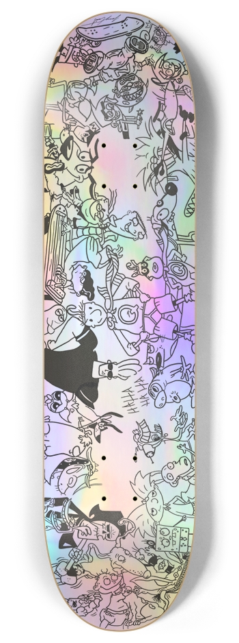 8"Classroom Doodle Deck(Totally Super Rare Card) 8 Inch Skateboard Deck
