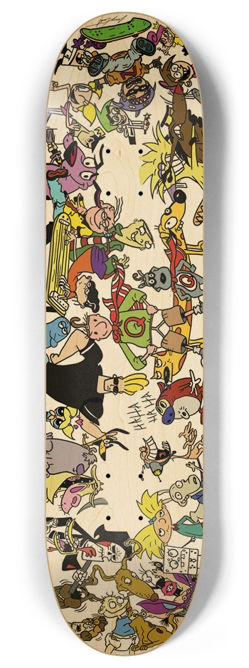 8" Classroom Doodle Deck (Coloring Book) 8 Inch Skateboard Deck