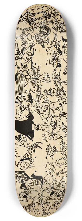 8" Classroom Doodle Deck (Original) 8 Inch Skateboard Deck