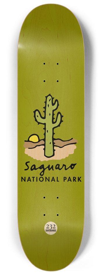Saguaro National Park 8-1/4 Skateboard Deck