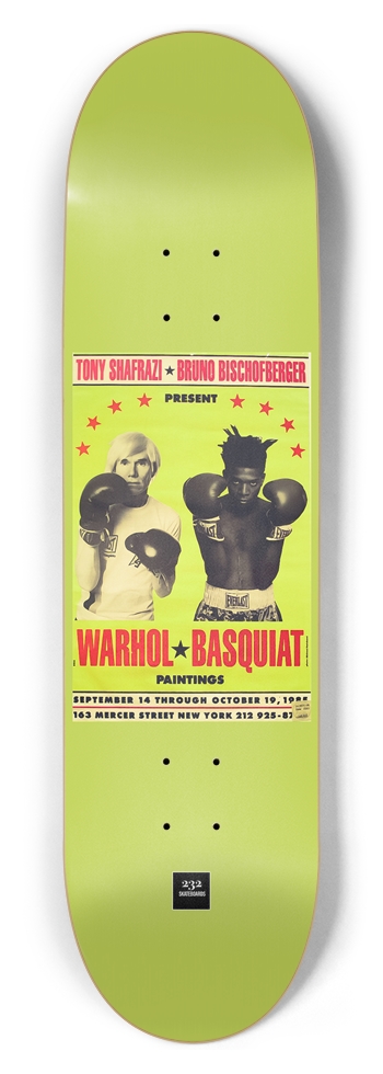 Warhol / Basquiat 8-1/2 Skateboard Deck