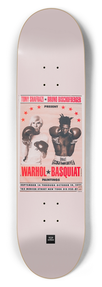 Warhol / Basquiat 8-1/2 Skateboard Deck