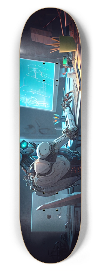 Custom Skateboard 7-3/8 W 7-3/4 Skateboard Deck