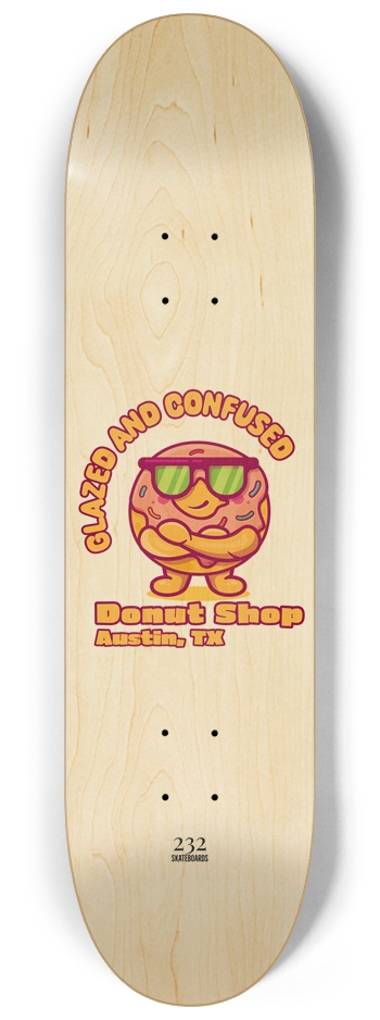 Glazed and Confused 8-1/4 Skateboard Deck