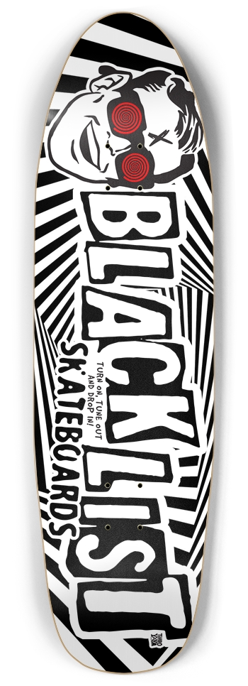 Turn On, Tune Out and Drop In! Punk Nose Pool Shape