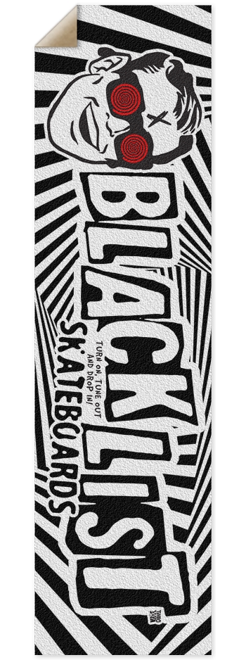 Turn On, Tune Out and Drop In! Custom Griptape 9 x 33 Inch Griptape