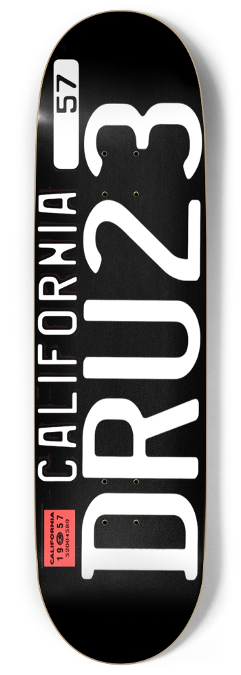 Old School plates 9 Inch Skateboard