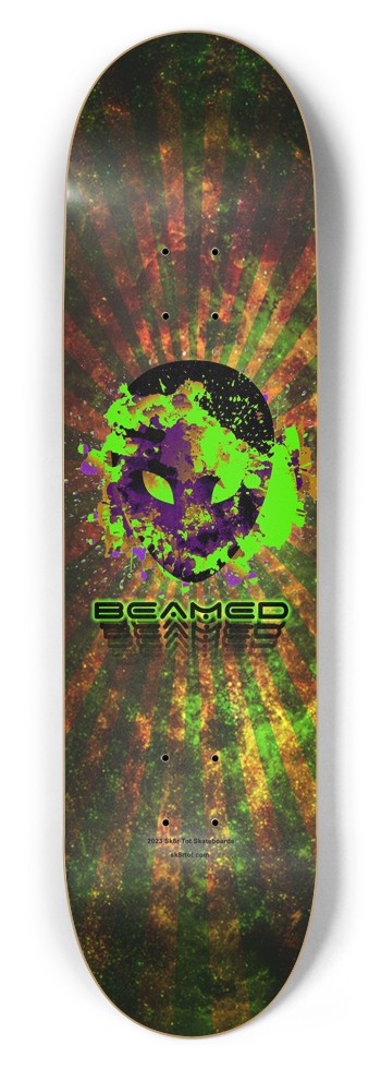 Orange Beamed Glow - 8.5" Popsicle Special Edition 8-1/2 Skateboard Deck