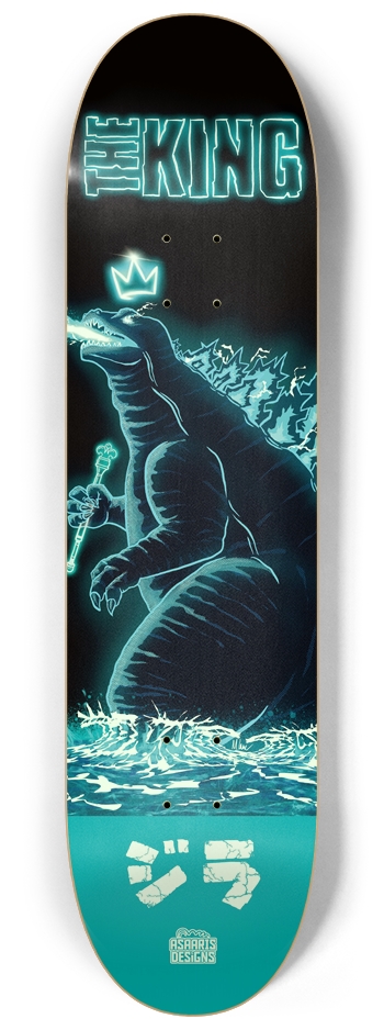 KOTM 8.25" GLOW 8-1/4 Skateboard Deck