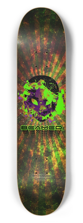 Orange Beamed Glow - 7.5" Popsicle Special Edition 7-1/2 Skateboard Deck