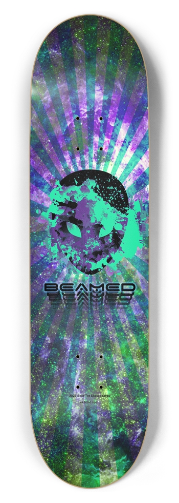 Green Beamed Glow - 8.5" Popsicle Special Edition 8-1/2 Skateboard Deck