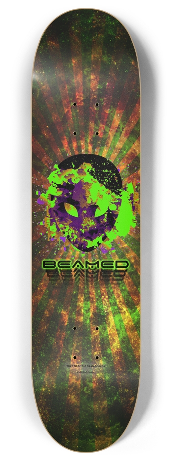 Orange Beamed Glow - 8" Popsicle Special Edition 8 Inch Skateboard Deck