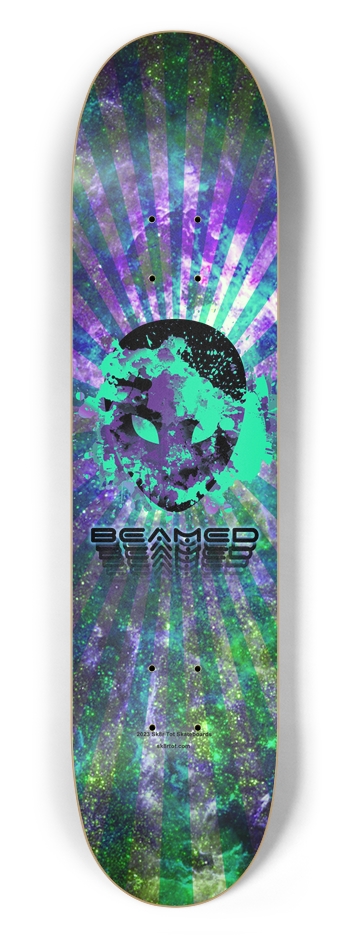 Green Beamed Glow - 7.5" Popsicle Special Edition 7-1/2 Skateboard Deck