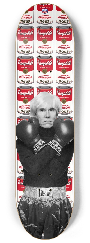 WARHOL ART 8-1/4 Skateboard Deck