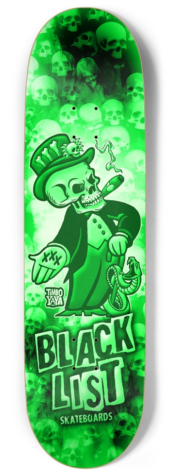 Baron Von Voodoo Eerie Glow 9 Inch Skateboard