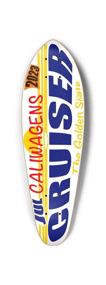 Golden Skate Mini Cruiser