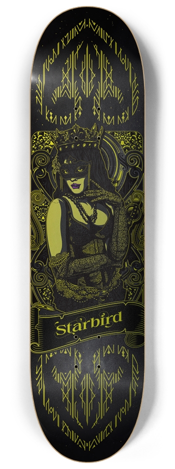 Golden Goddess 8-1/4 Skateboard Deck