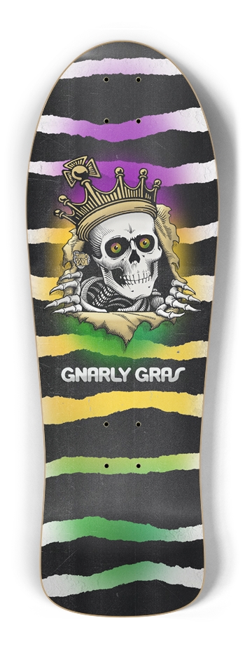 Gnarly Gras Old School Shape