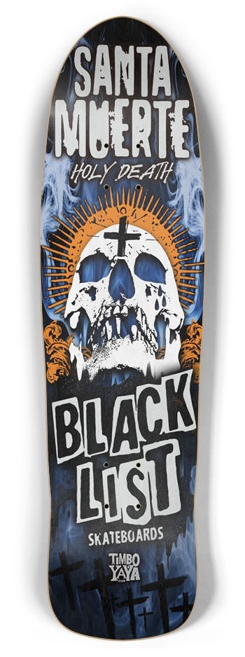Santa Muerte Retro Rocket