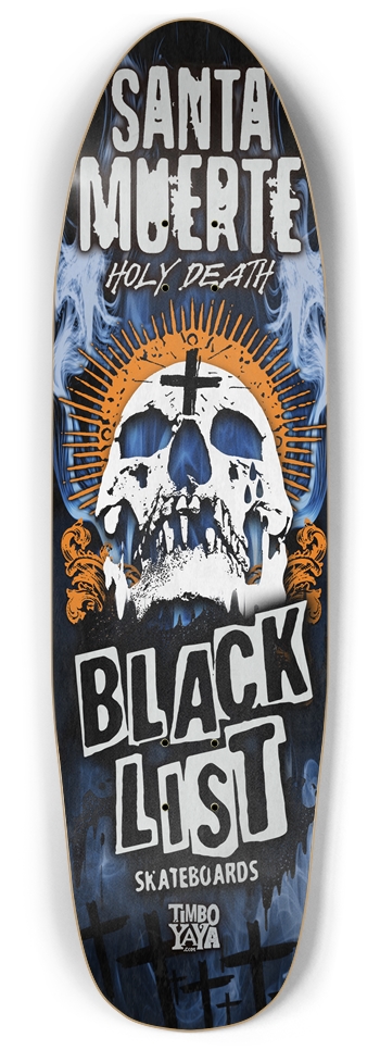 Santa Muerte Punk Nose Pool Shape