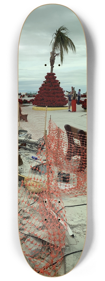 Ian Fort Myers Beach GLOW 8-1/4 Skateboard Deck