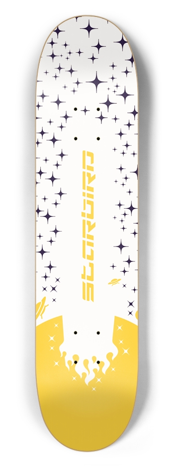 Blackstar V2 Yellow 7-1/2 Skateboard Deck