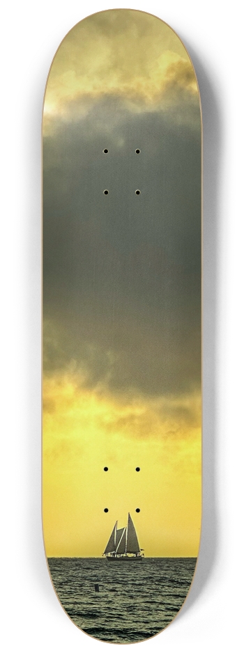 Sunset sail GLOW 8-1/4 Skateboard Deck