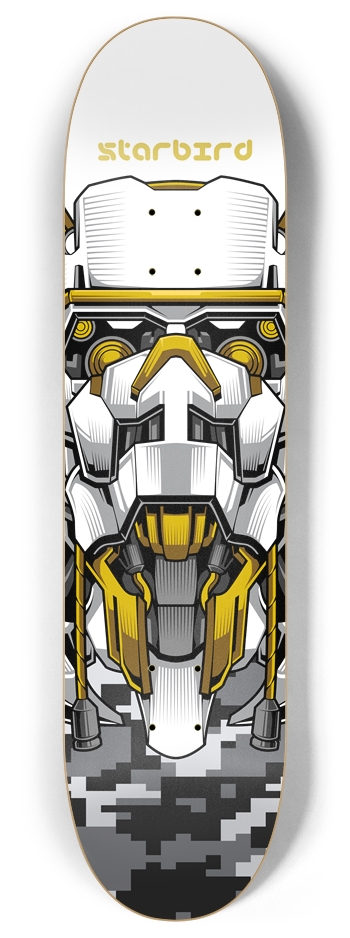 Mech Trooper Skateboard 8 Inch Skateboard Deck