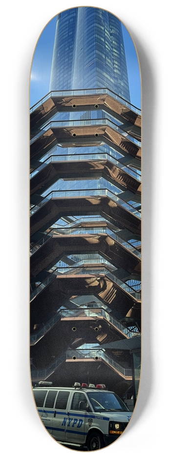 NYPD VESSEL GLOW  8-1/4 Skateboard Deck