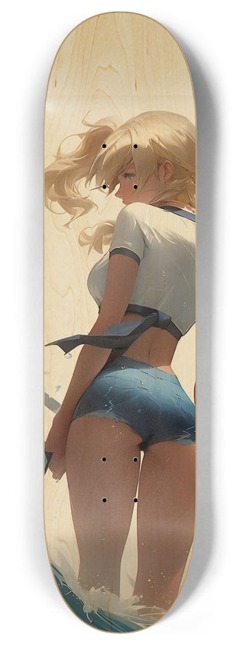 Anime Hentai Ocean 8 Inch Skateboard Deck