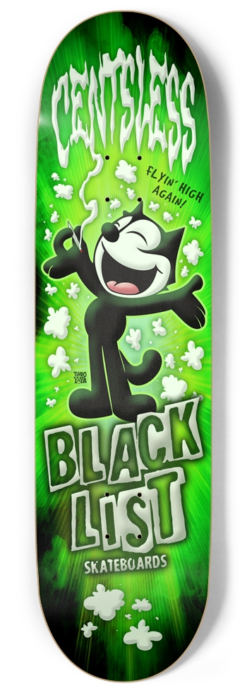 Flyin' High Again! (Glow-In-The-Dark) 9 Inch Skateboard