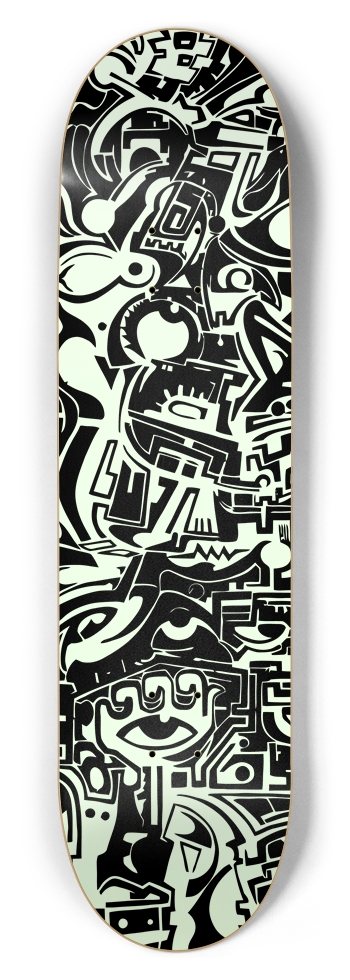 Asylum Graffiti 8-1/2 Skateboard Deck