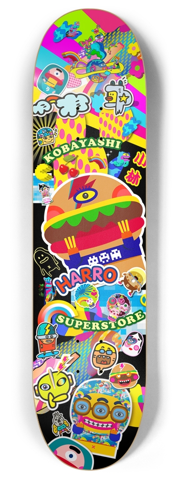 Kobayashi Superstore Collage 001 8 Inch Skateboard Deck