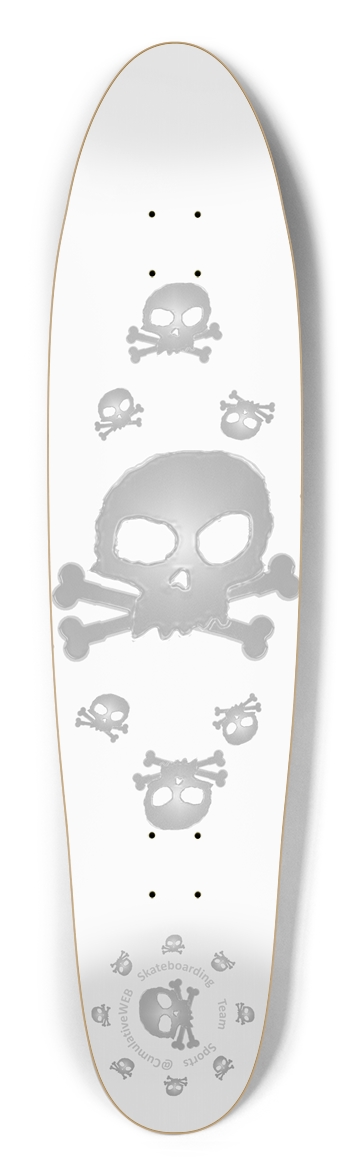 Skull Curves  Longboard Shape