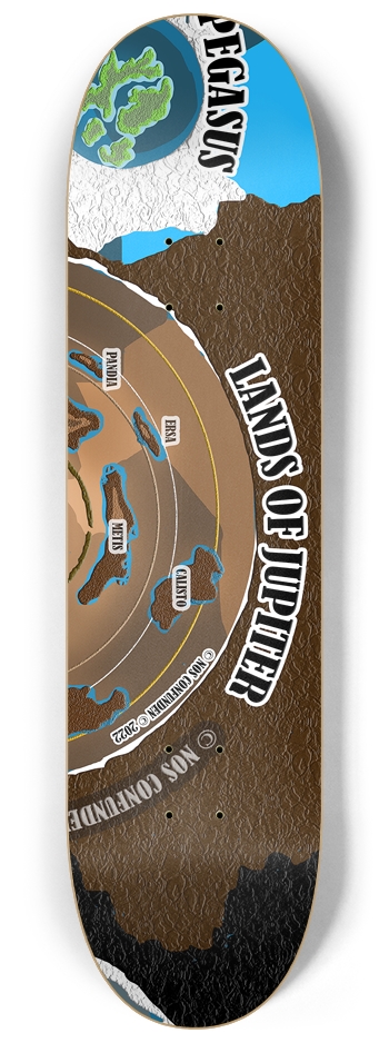 Lands.of.Jupiter 8-1/4 Skateboard Deck