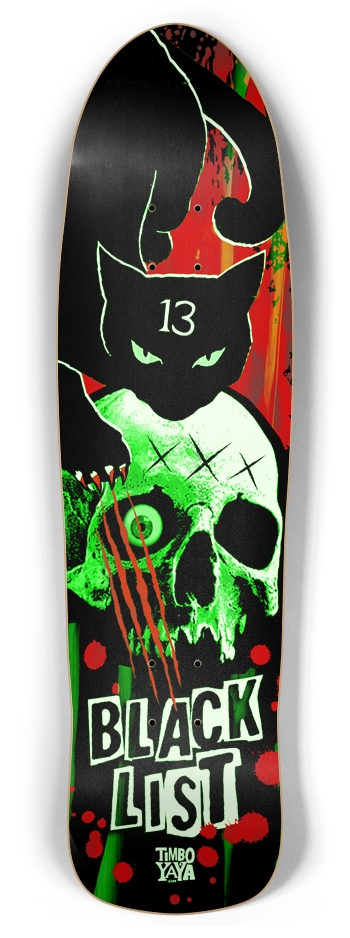 BlackList Black Cat (Glow-In-The-Dark) Retro Rocket