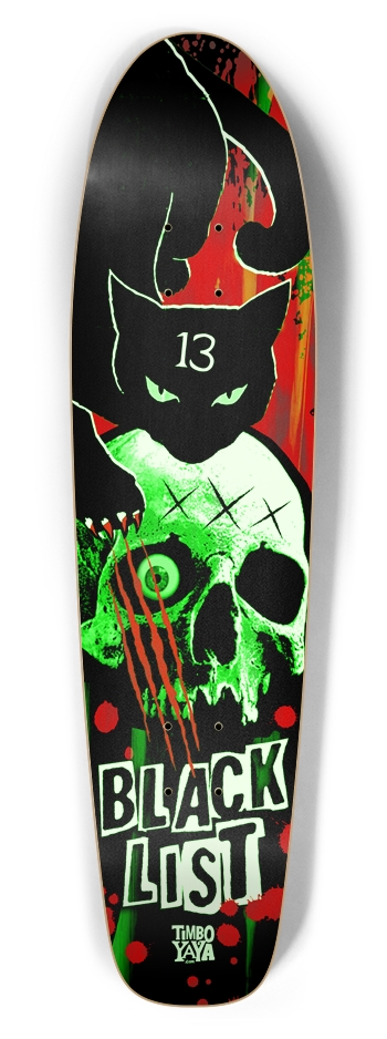 BlackList Black Cat (Glow-In-The-Dark) Bottle Tail