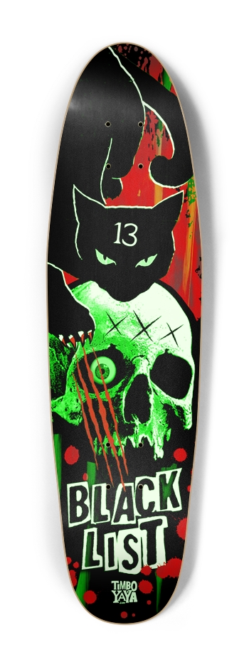 BlackList Black Cat (Glow-In-The-Dark) Cruiser Shape
