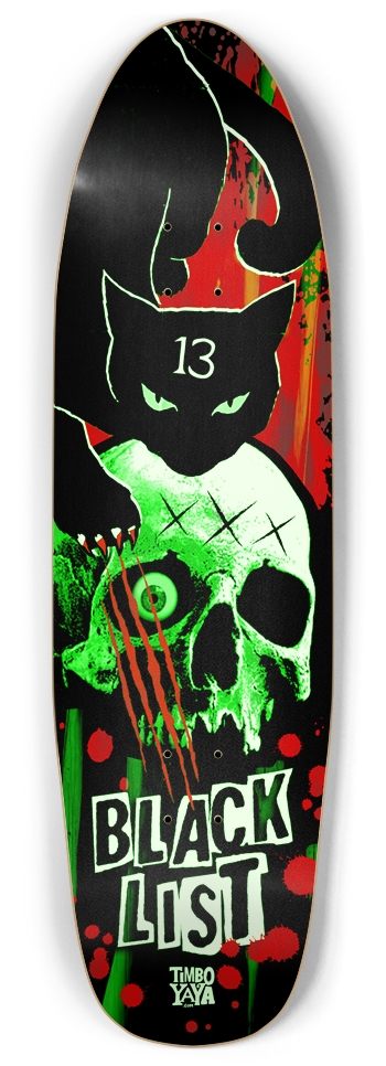 BlackList Black Cat (Glow-In-The-Dark) Punk Nose Pool Shape