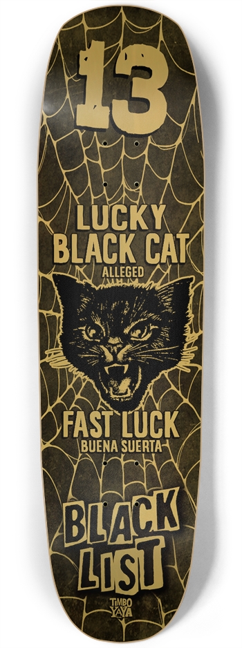 Lucky Black Cat (GLOW) Square Nose