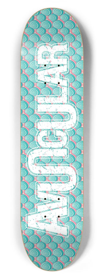 Swirly Whirly Popsicle 7 5/8 7-5/8 Skateboard Deck