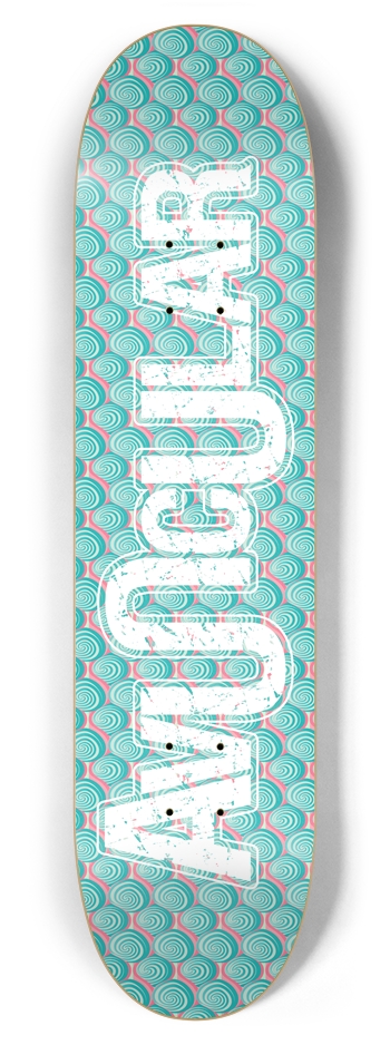 Swirly Whirly Popsicle 7 7/8 7-7/8 Skateboard Deck