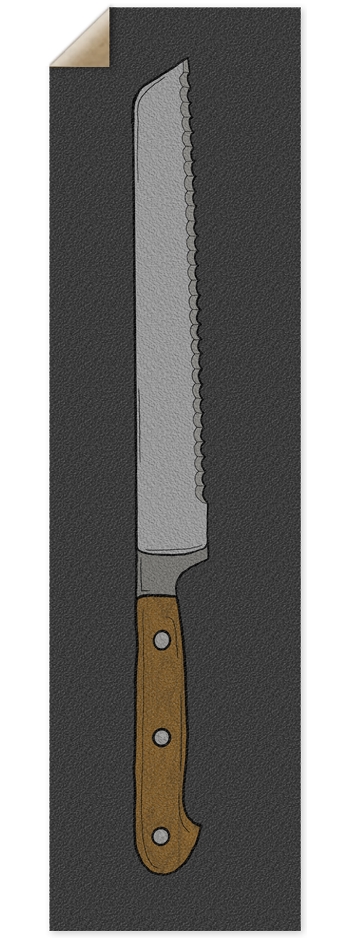 Serrated blade 9 x 33 Inch Griptape
