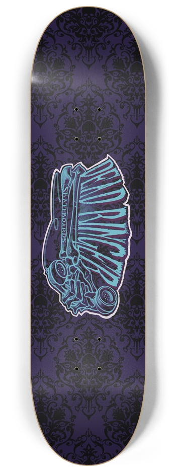 Purple Wallpaper 8.25” 8-1/4 Skateboard Deck