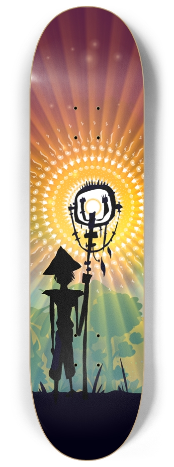 Bohemian Silhouette 8-1/4 Skateboard Deck