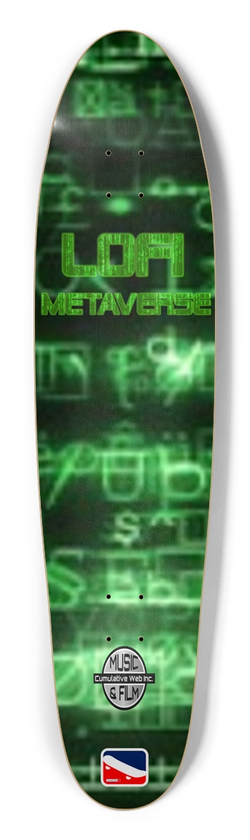 LOFI METAVERSE (lo-fi) Longboard Shape
